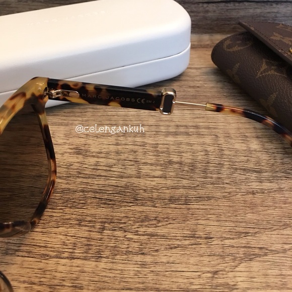 Marc Jacobs Round Square Sunglasses New - Picture 3 of 4